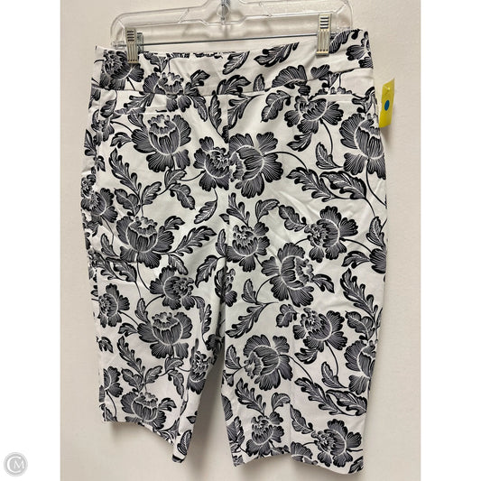 Shorts By Chicos In Black & White, Size: 8
