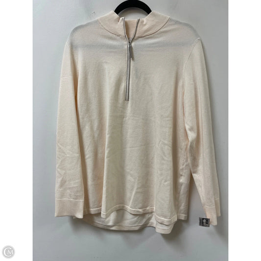 Sweater By Chicos In Cream, Size: Xl