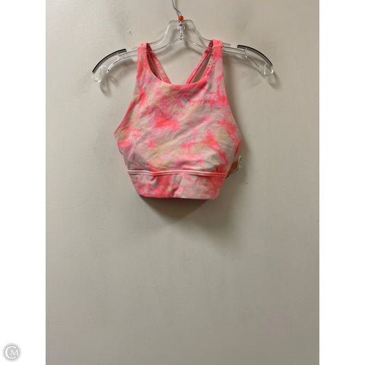 Athletic Bra By Lululemon In Tie Dye Print, Size: 6