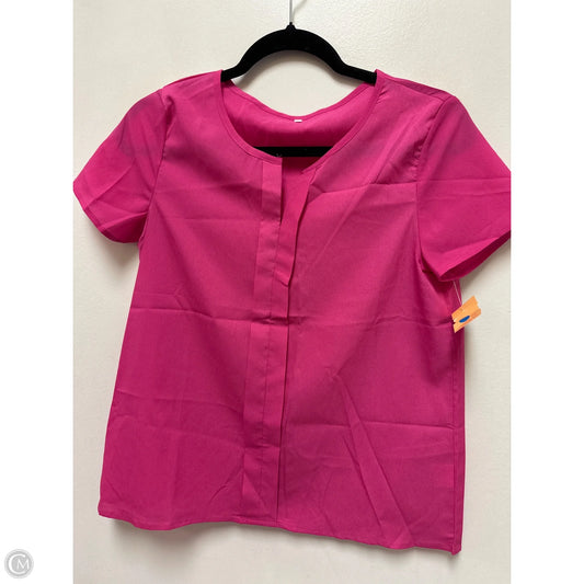 Top Short Sleeve Basic By Clothes Mentor In Pink, Size: S