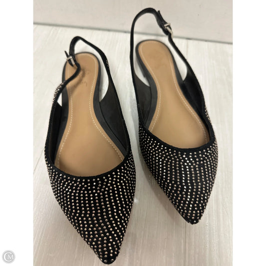 Shoes Flats By Clothes Mentor In Black, Size: 9.5