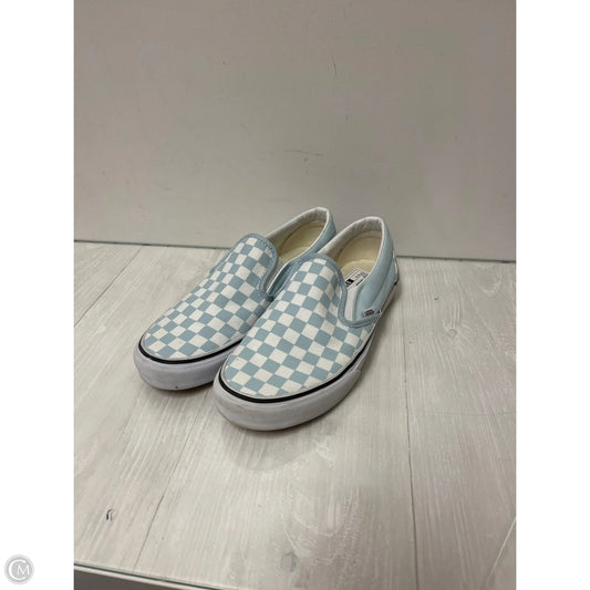 Shoes Sneakers By Vans In Blue, Size: 9.5