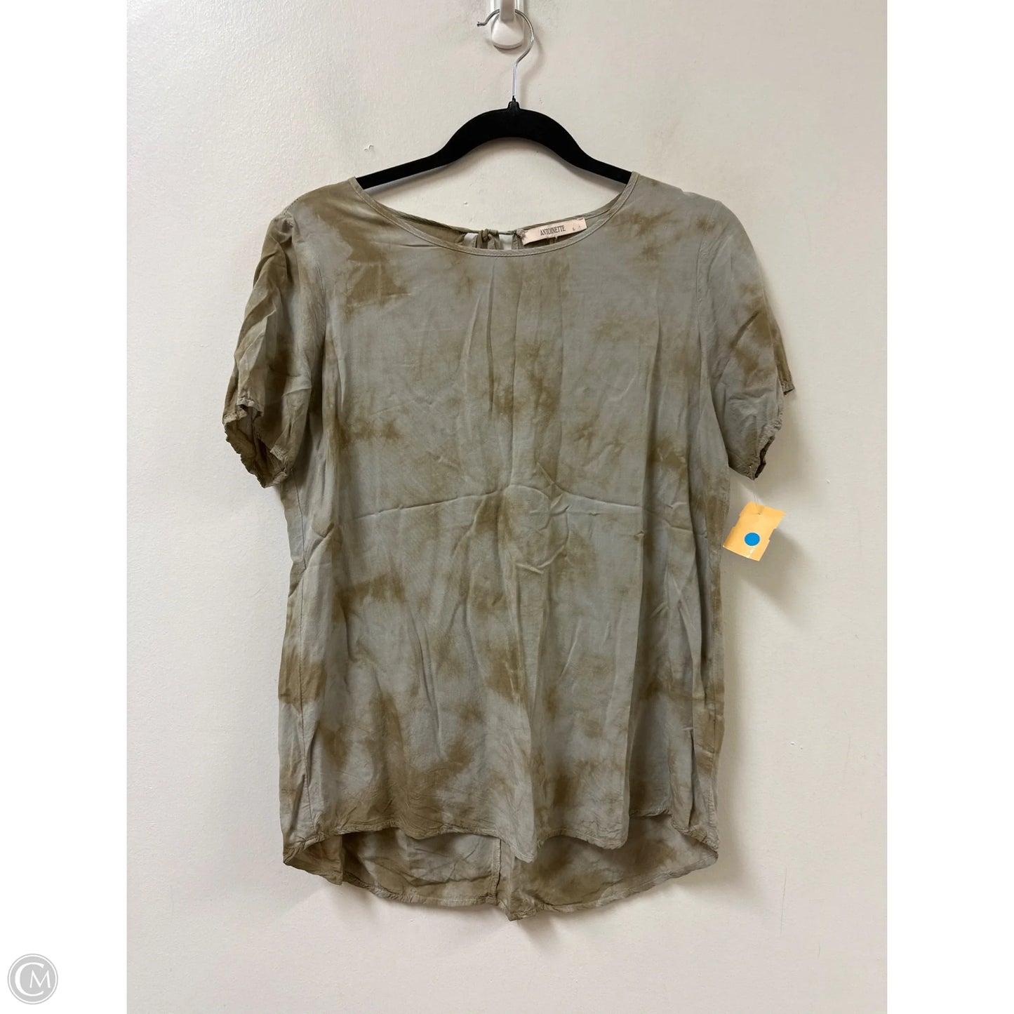 Top Short Sleeve By Clothes Mentor In Green, Size: L