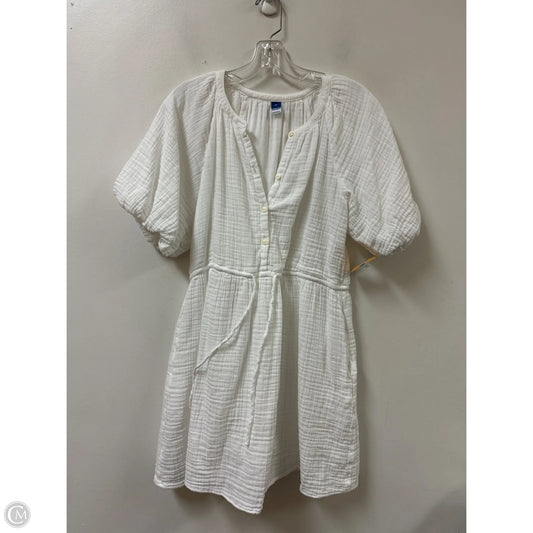 Dress Casual Short By Old Navy In White, Size: Xs
