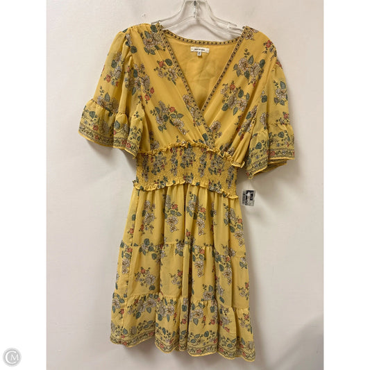 Dress Party Midi By Max Studio In Yellow, Size: M