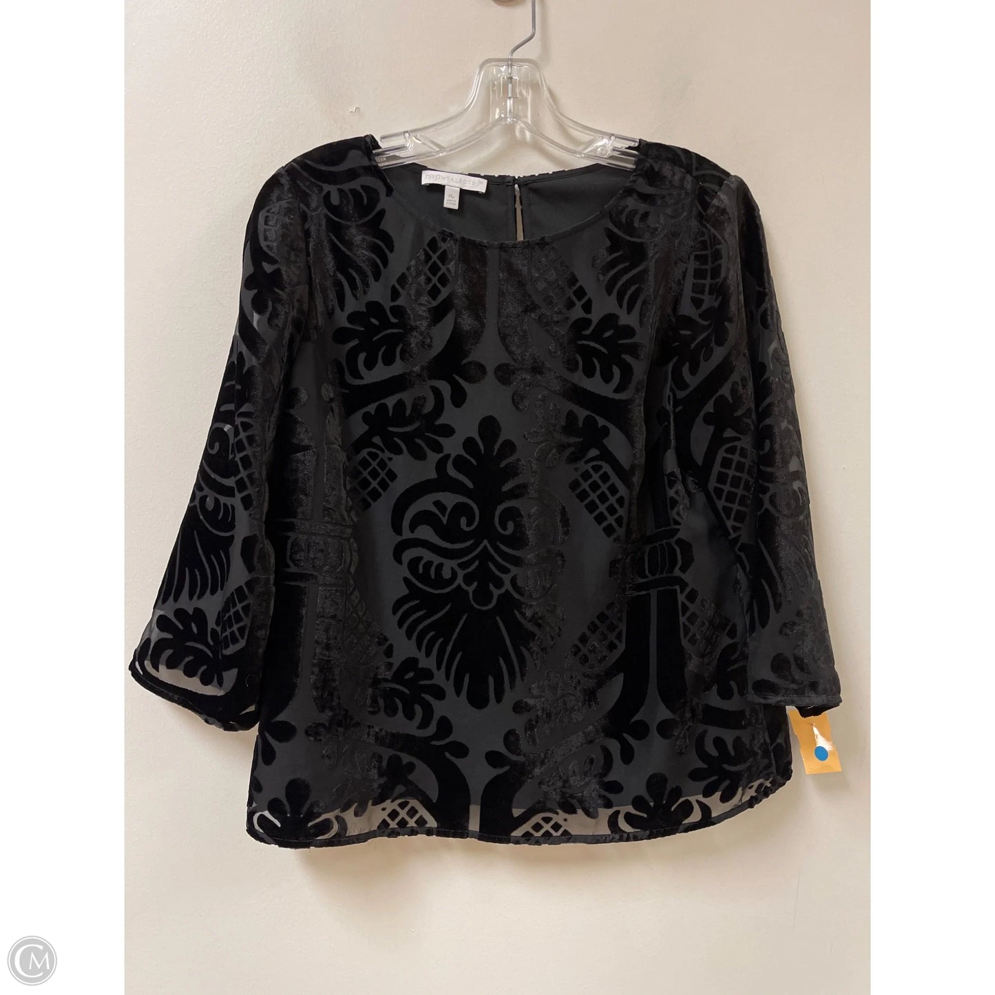 Top Long Sleeve By Talbots In Black, Size: Mp