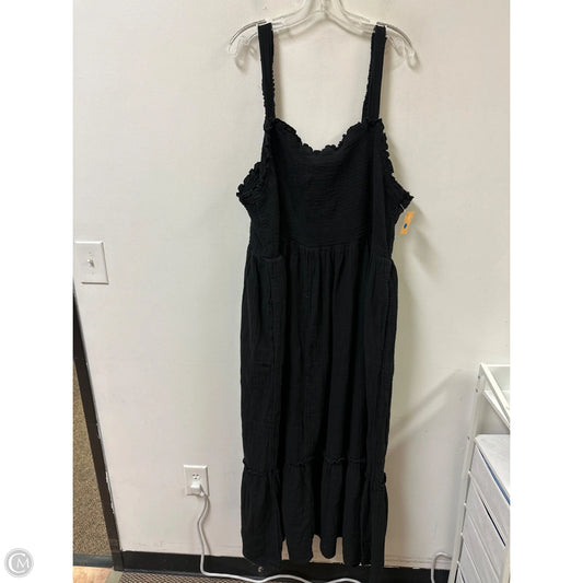 Dress Casual Maxi By Terra & Sky In Black, Size: 4x