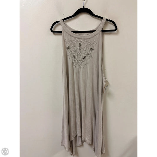 Tunic Sleeveless By Torrid In Grey, Size: 4x