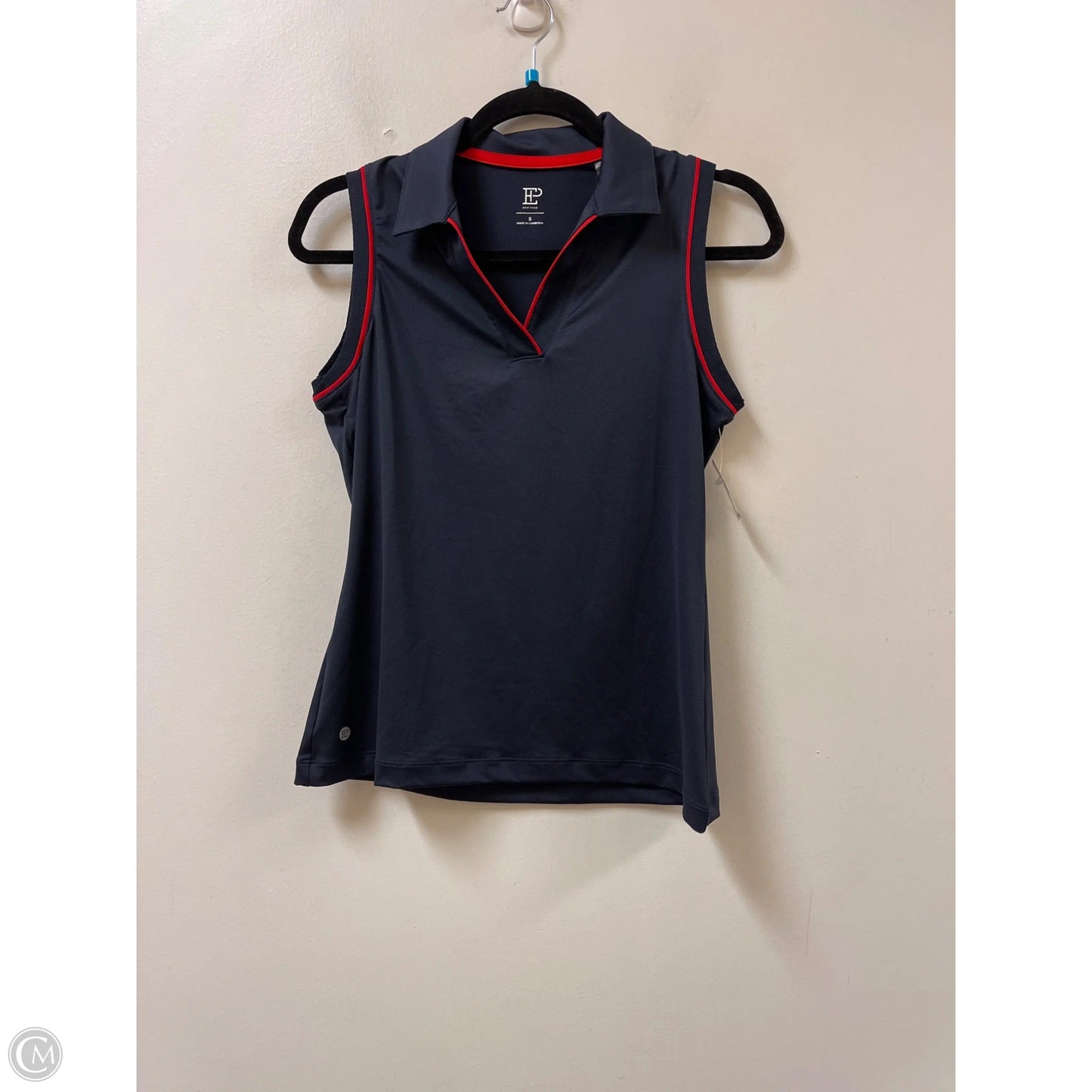 Athletic Tank Top By Cma In Navy, Size: S