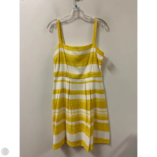 Dress Casual Midi By Loft In Yellow, Size: S