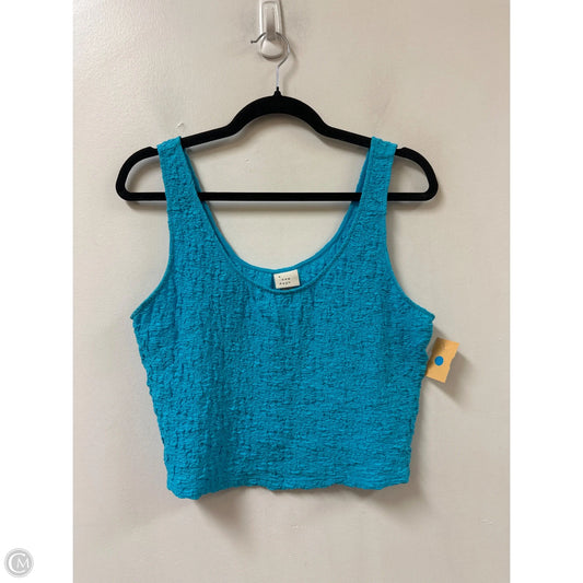 Top Sleeveless By A New Day In Blue, Size: M
