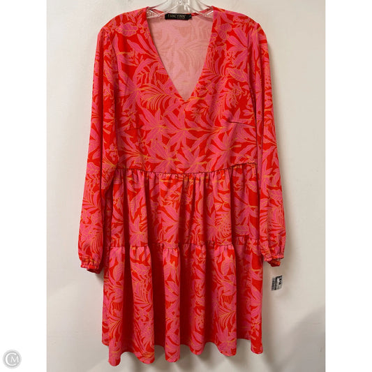 Dress Casual Short By Clothes Mentor In Pink, Size: L