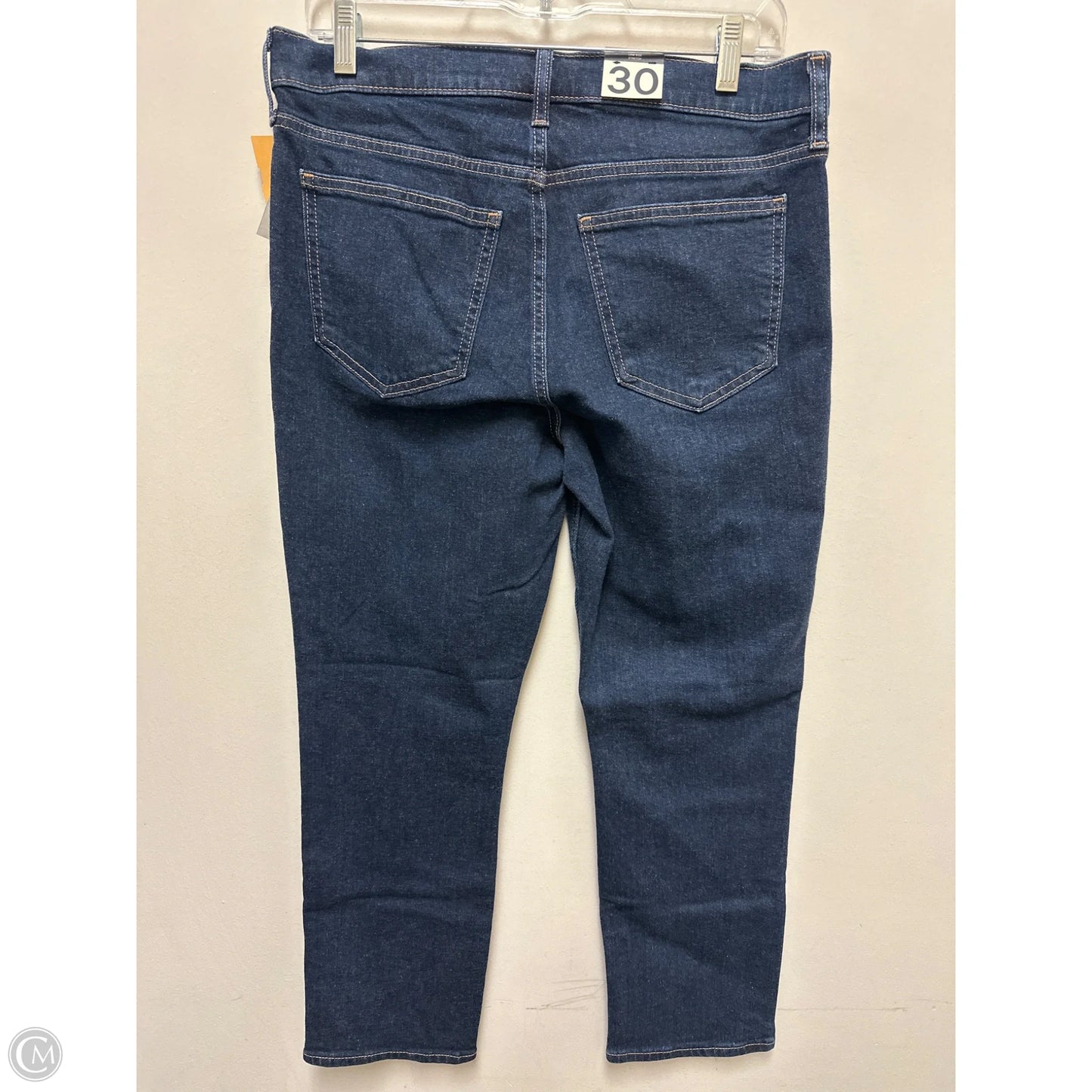 Jeans Straight By Gap In Blue Denim, Size: 10p