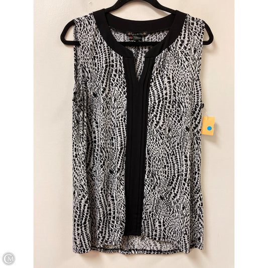 Top Sleeveless By Suzie In The City In Grey, Size: Xl