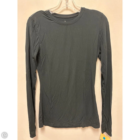 Top Long Sleeve Basic By Cuddl Duds In Black, Size: S