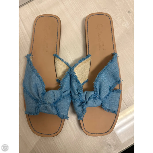 Sandals Flats By Splendid In Blue, Size: 9