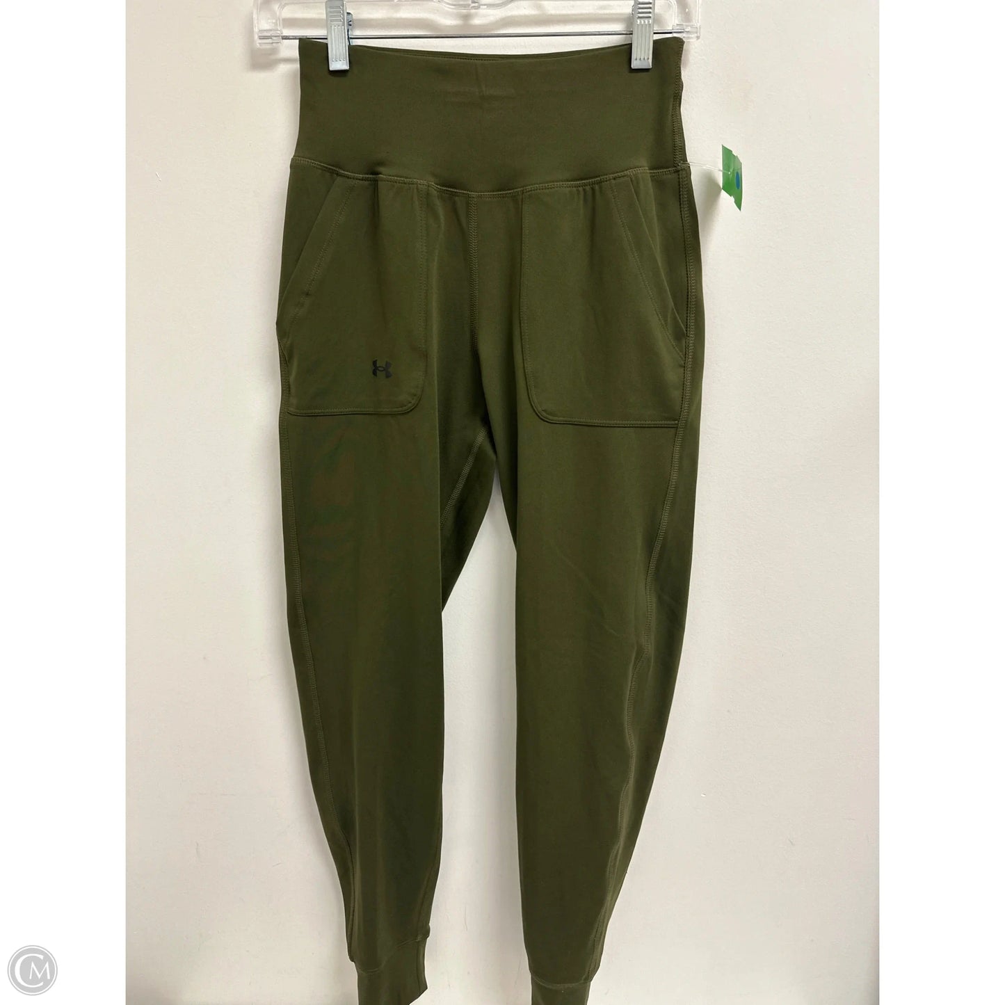 Athletic Pants By Under Armour In Green, Size: S