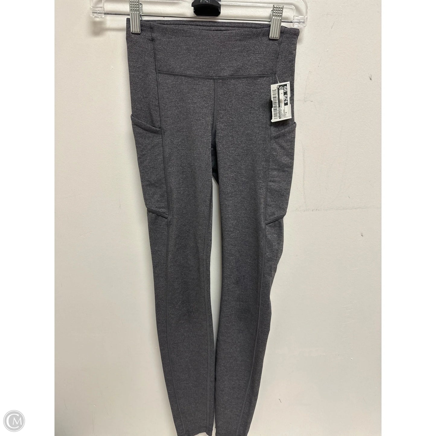 Athletic Leggings By Lululemon In Grey, Size: 2