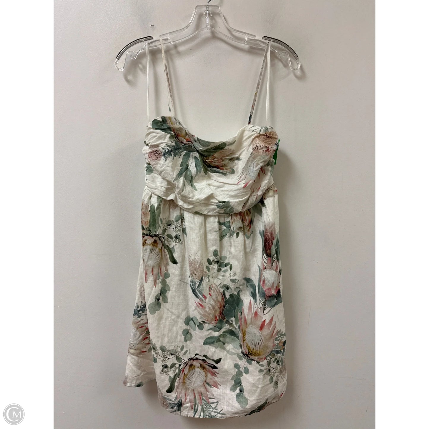 Dress Casual Midi By Express In Cream, Size: M