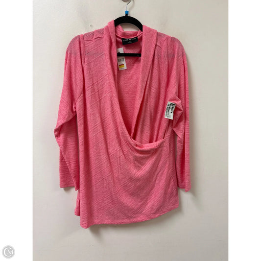 Top Long Sleeve By Lane Bryant In Paisley Print, Size: 1x