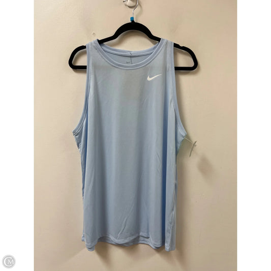 Athletic Tank Top By Nike In Blue, Size: Xl
