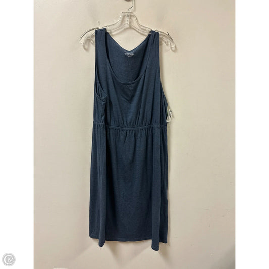 Dress Casual Midi By Sonoma In Blue, Size: 1x