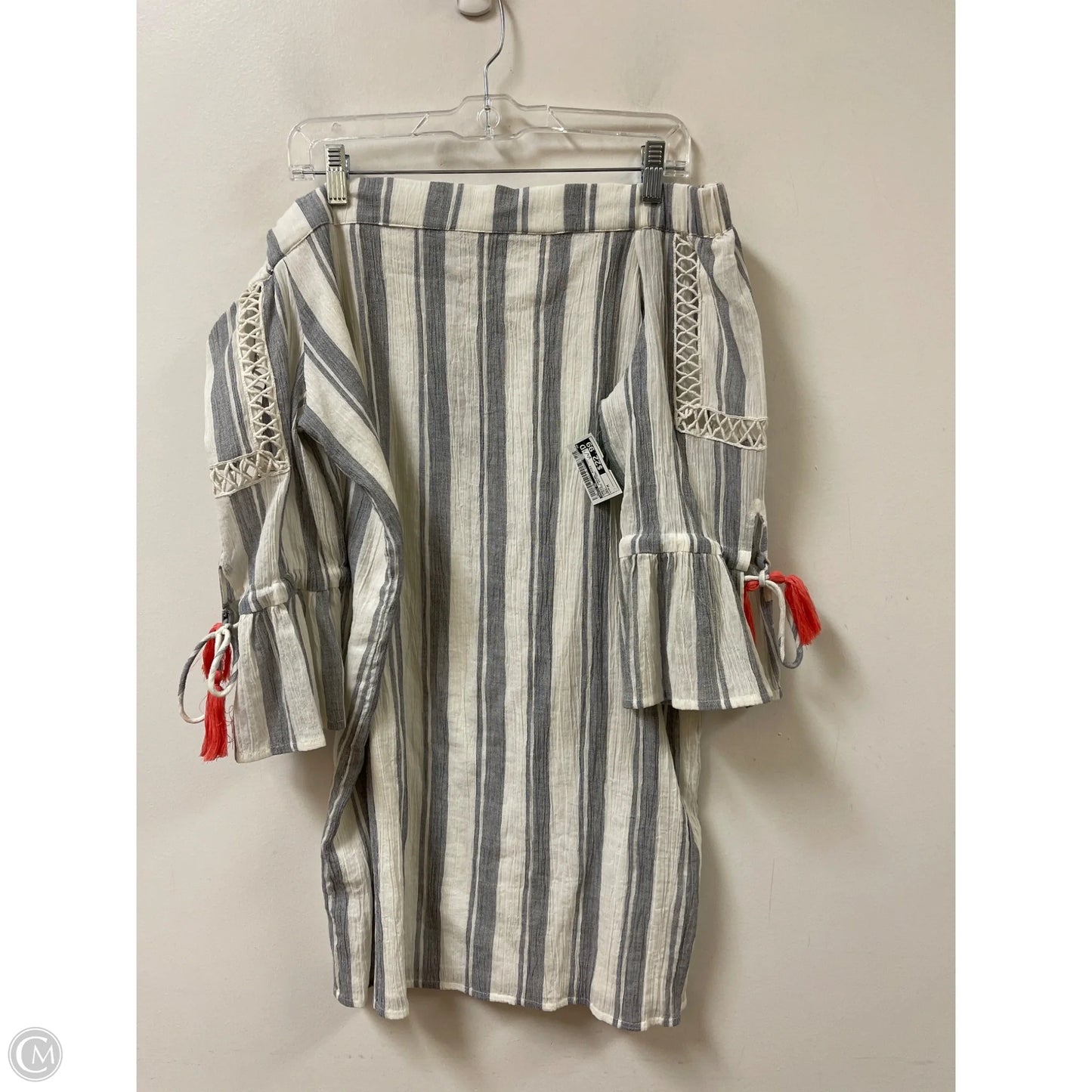 Dress Casual Midi By Miss Me In Striped Pattern, Size: M