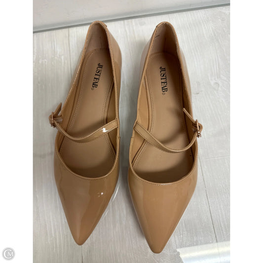 Shoes Flats By Just Fab In Tan, Size: 8