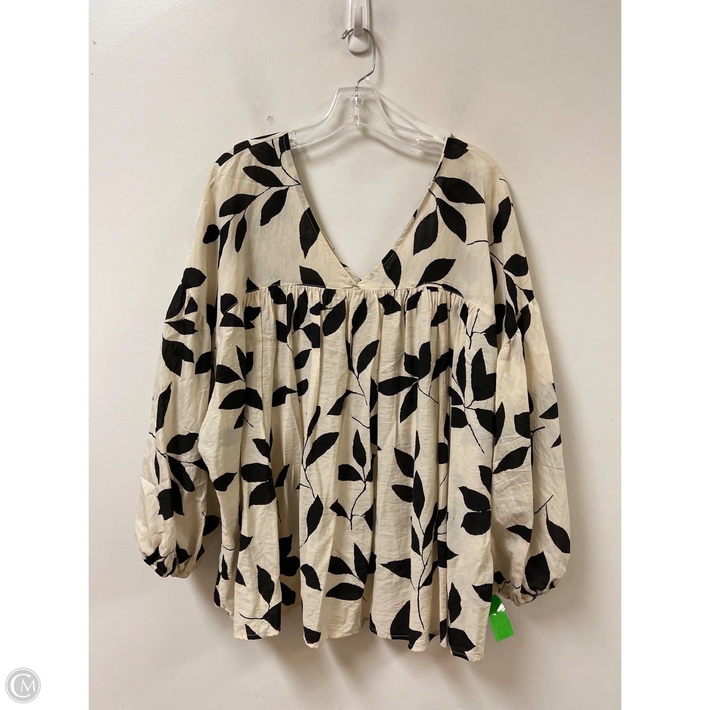 Top Long Sleeve By Ces Femme In Cream, Size: 3x