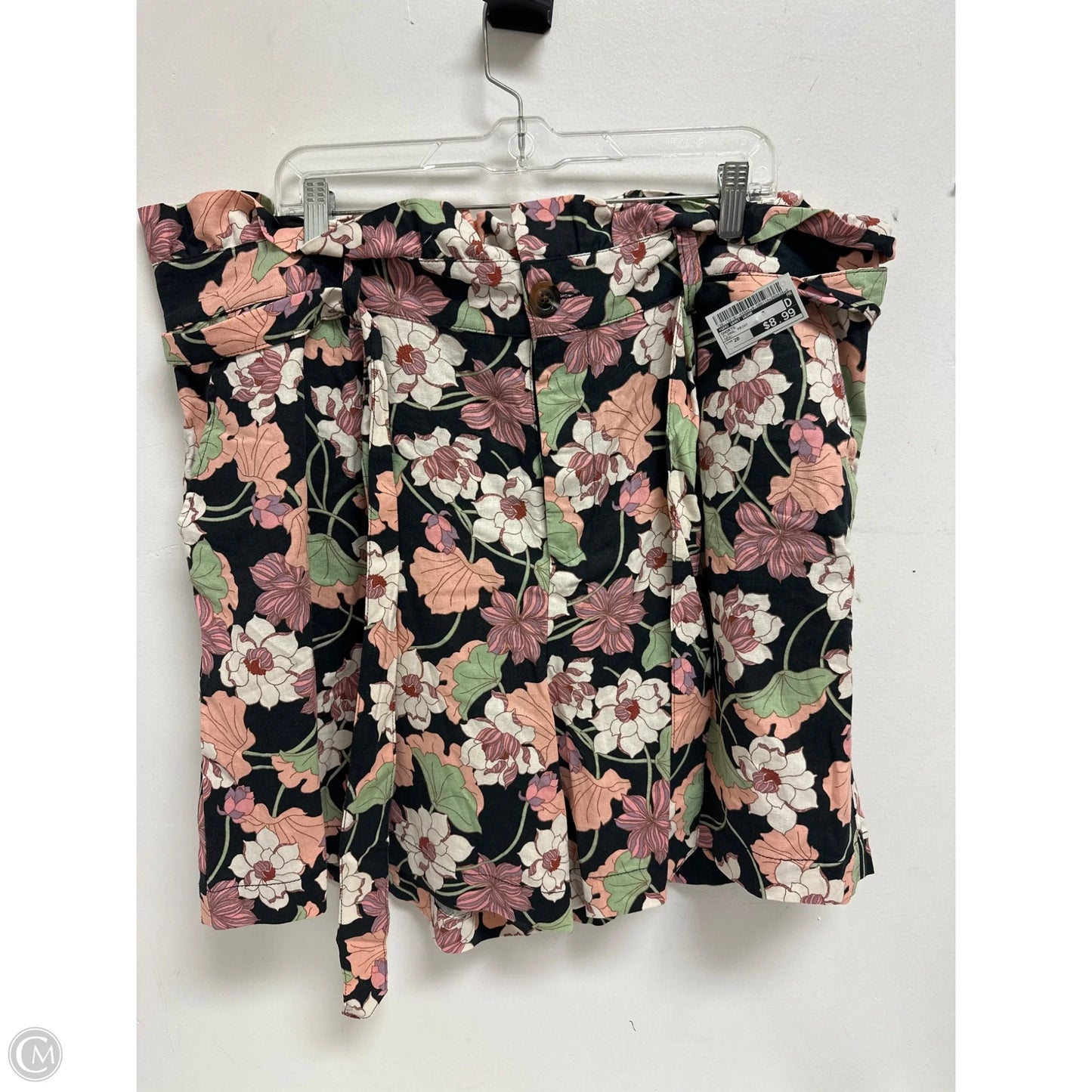 Shorts By Who What Wear In Floral Print, Size: 20