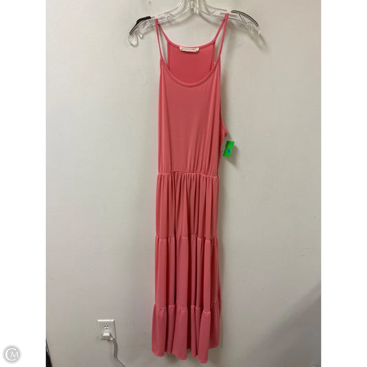 Dress Casual Maxi By Clothes Mentor In Pink, Size: Xl