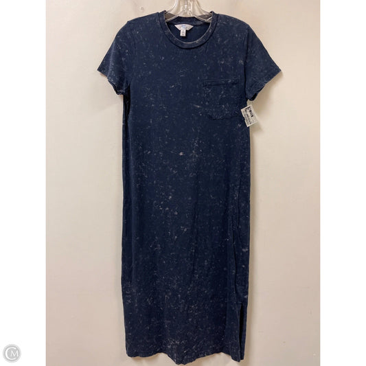 Dress Casual Maxi By Time And Tru In Navy, Size: S