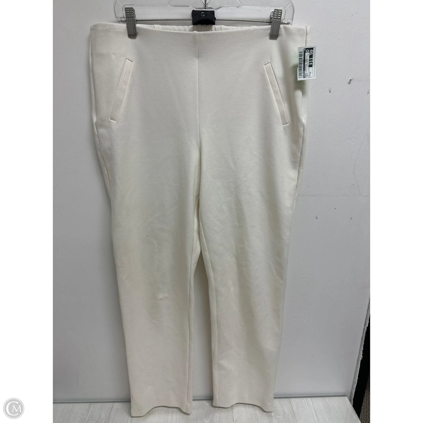 Pants Leggings By Chicos In Cream, Size: 12