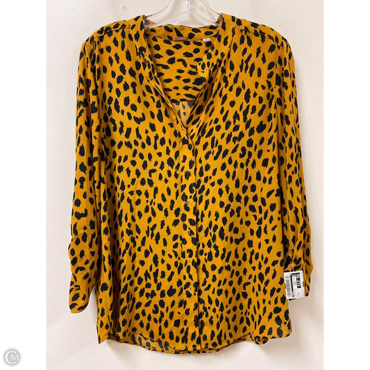Top Long Sleeve By Tahari In Animal Print, Size: M