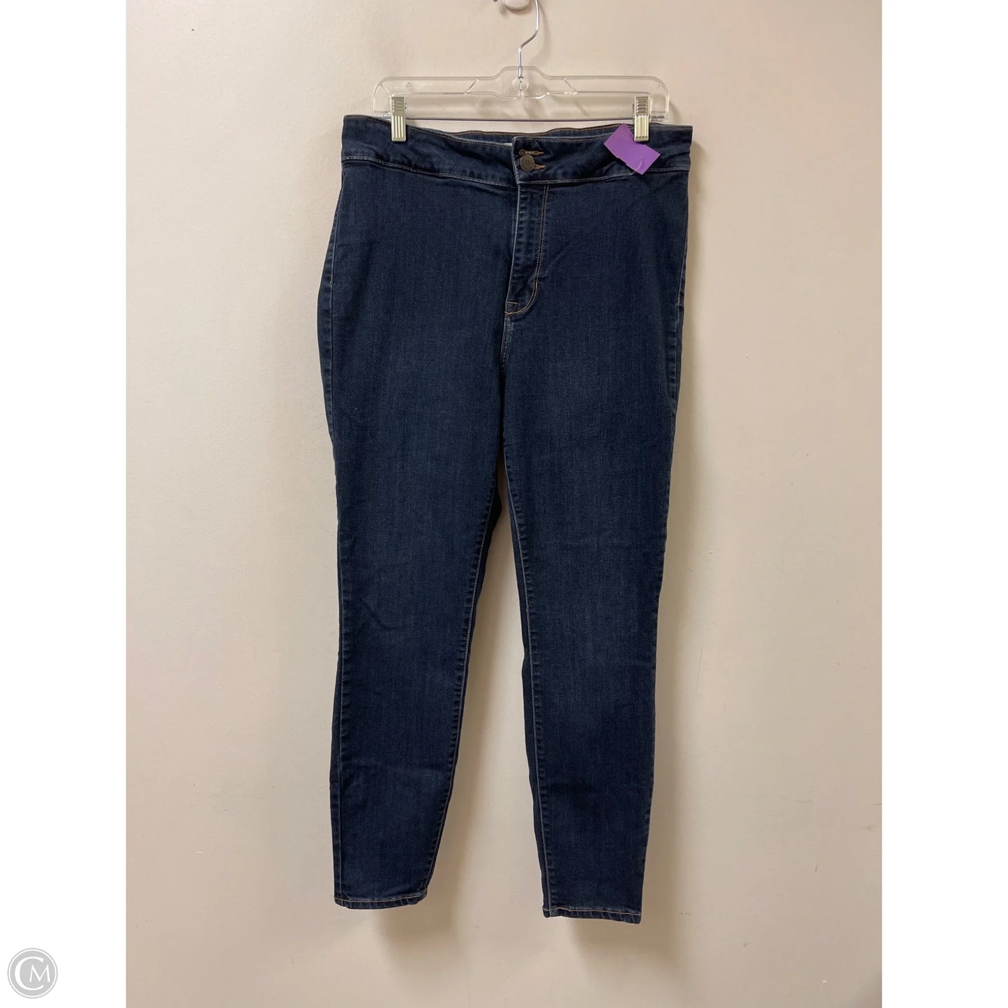 Jeans Skinny By Cello In Blue Denim, Size: 14
