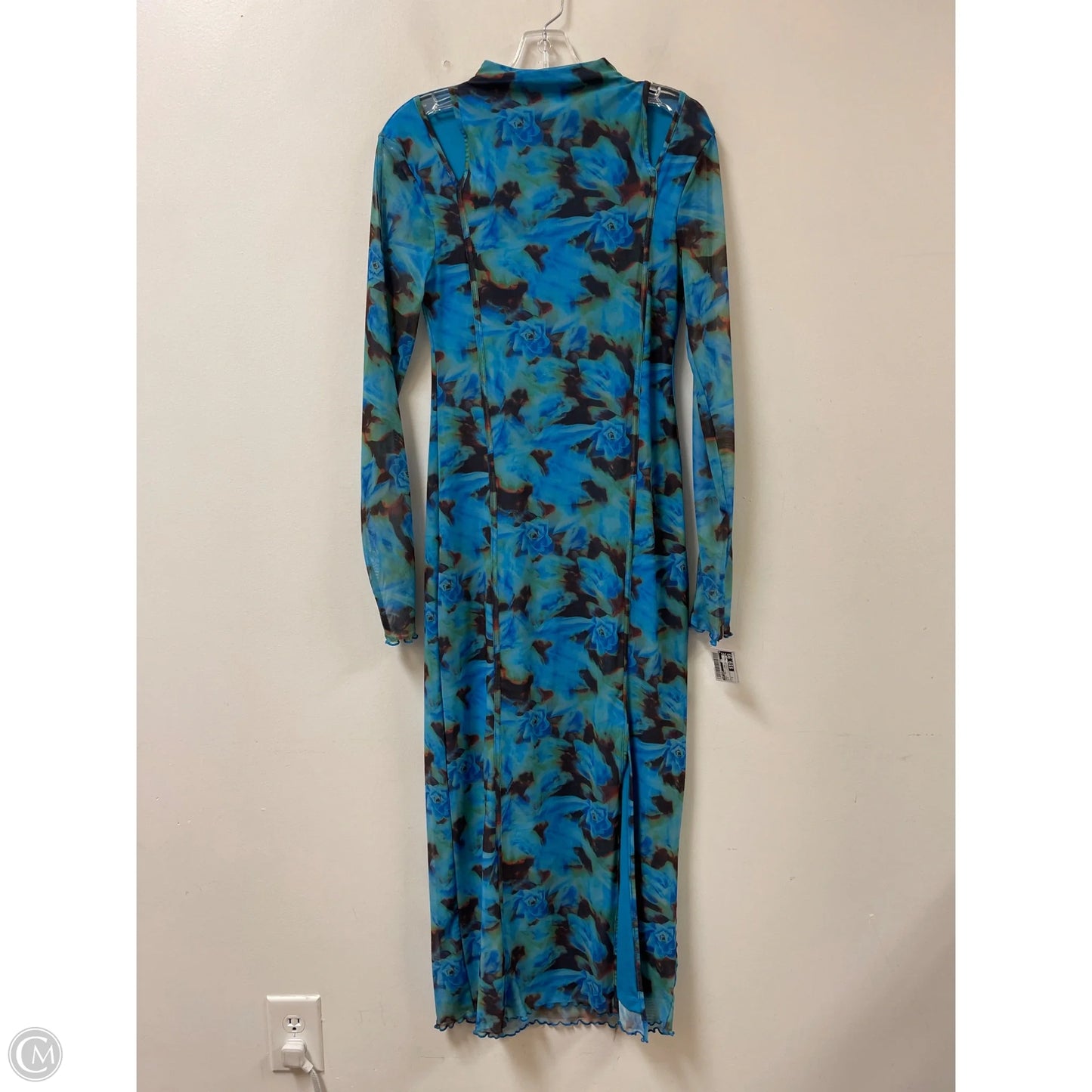 Dress Party Long By Top Shop In Blue, Size: S