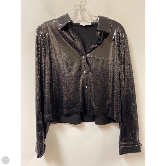 Top Long Sleeve By Clothes Mentor In Black, Size: M