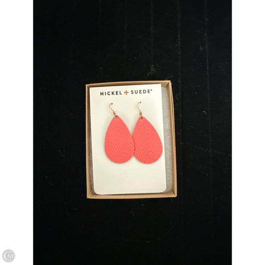 Earrings Dangle/drop By Nickel & Suede