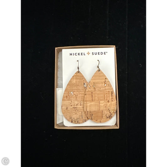 Earrings Dangle/drop By Nickel & Suede