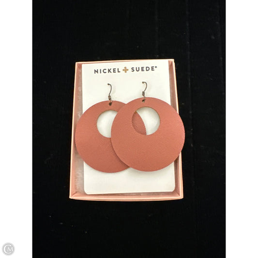 Earrings Dangle/drop By Nickel & Suede