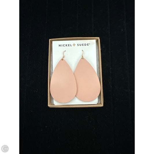 Earrings Dangle/drop By Nickel & Suede