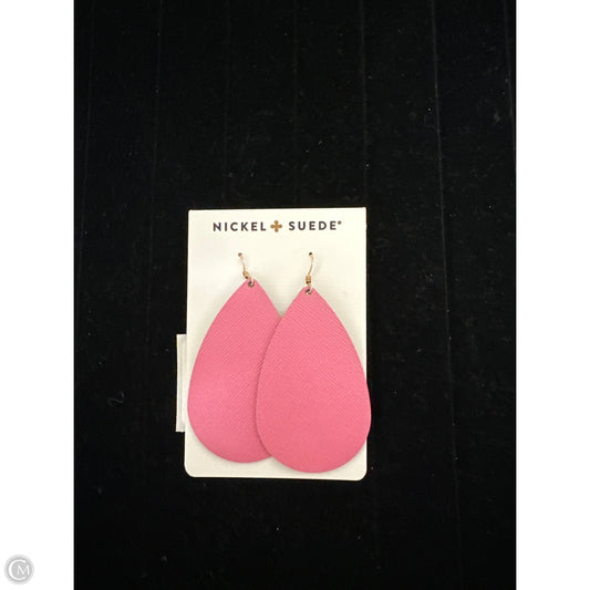 Earrings Dangle/drop By Nickel & Suede