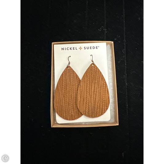 Earrings Dangle/drop By Nickel & Suede