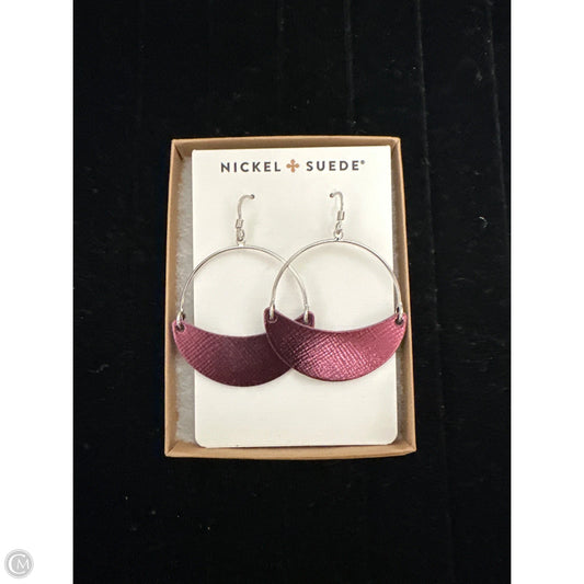 Earrings Dangle/drop By Nickel & Suede