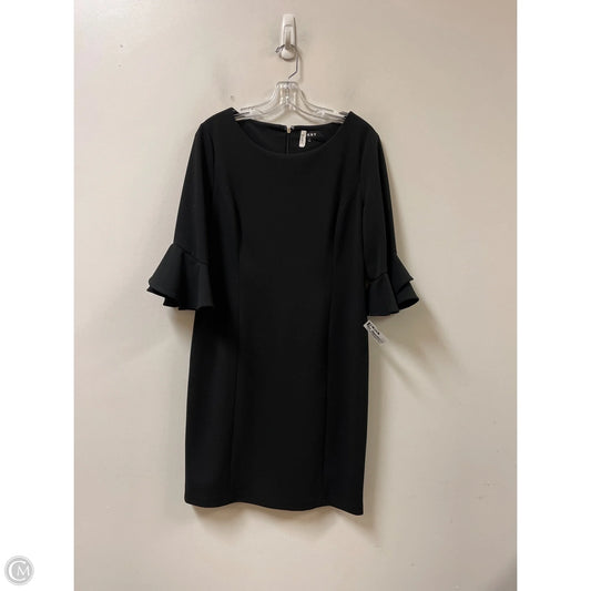 Dress Work By Dkny In Black, Size: L