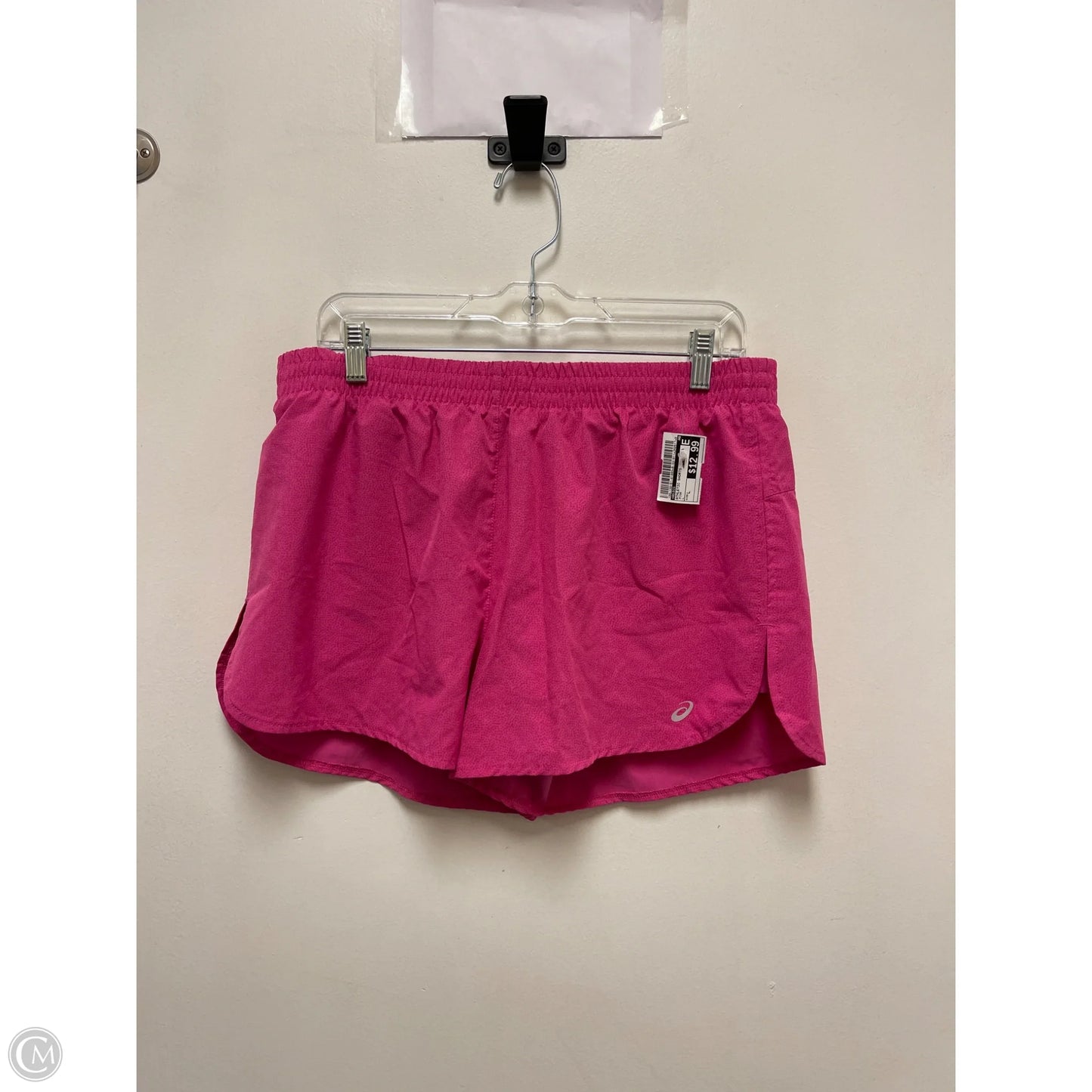 Athletic Shorts By Asics In Pink, Size: L