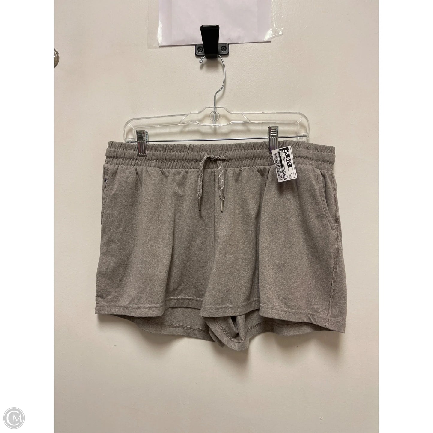 Athletic Shorts By Yogalicious In Tan, Size: L