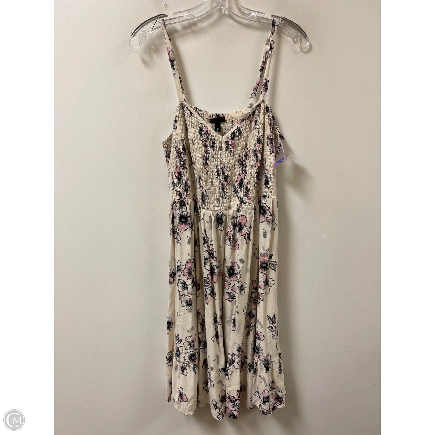 Dress Casual Short By Torrid In Cream, Size: 2x