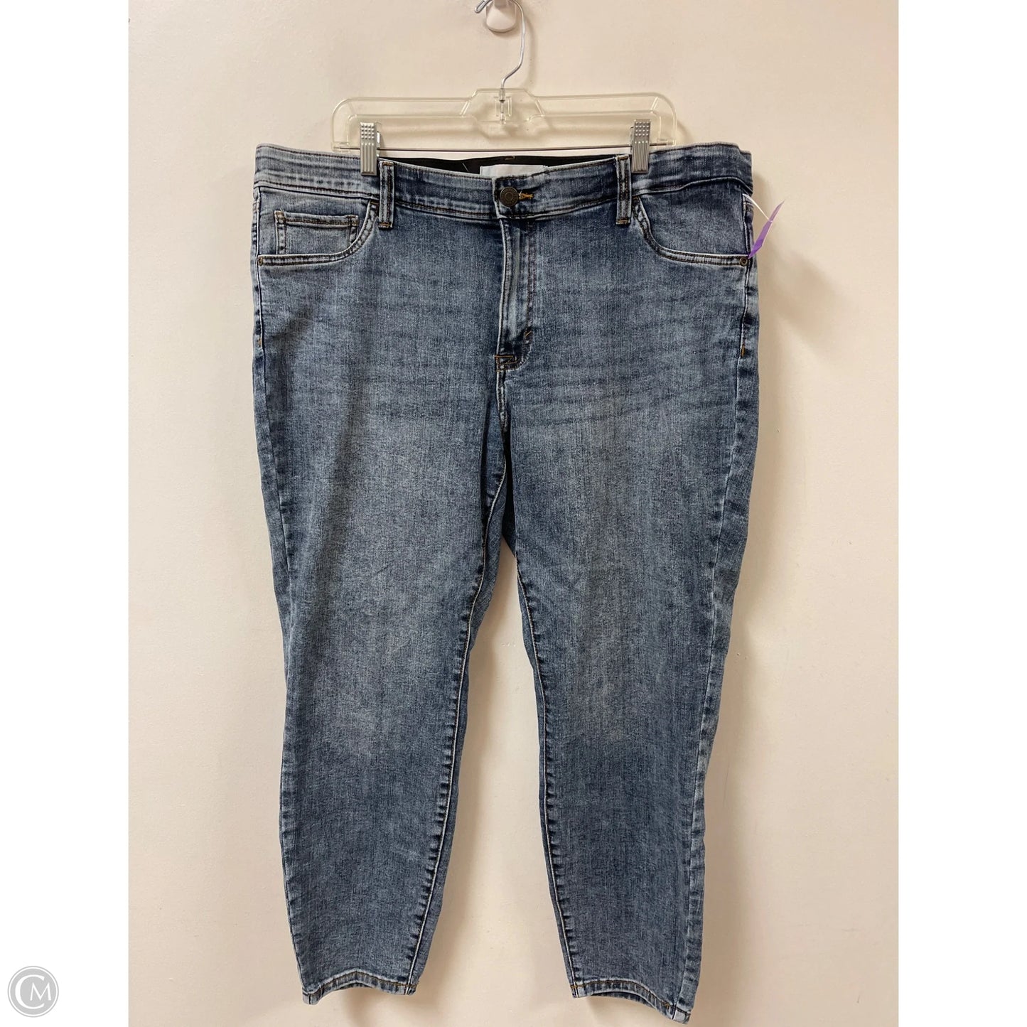 Jeans Skinny By Sonoma In Blue Denim, Size: 18