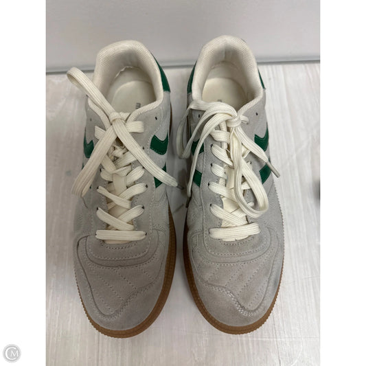Shoes Sneakers Platform By Madden Girl In Green & Grey, Size: 8